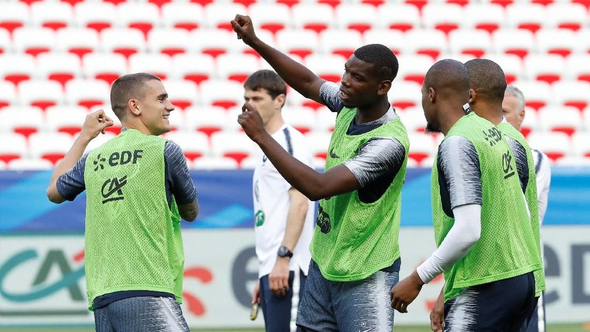Timnas Prancis dianggap belum setara Brasil dan Spanyol (Foto: Eric Gaillard/Reuters)