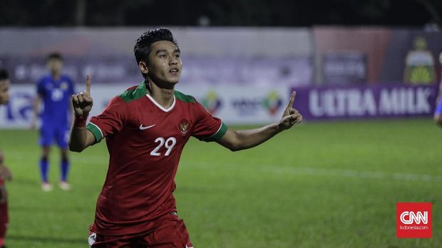 Septian David Maulana menjadi salah satu pemain Timnas Indonesia yang dimasukkan di babak kedua.