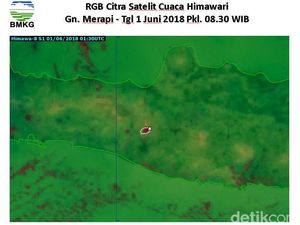 Merapi Erupsi Lagi, BMKG: Arah Angin ke Barat Daya
