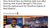 Rumor Wenger ke Madrid boleh jadi bikin fans Arsenal geli. Jika pada akhirnya Wenger benar-benar ditunjuk jadi pelatih Madrid, suporter Los Blancos kemungkinan akan merasakan pengalaman serupa dengan mereka. Atau tidak? (Foto: Istimewa)