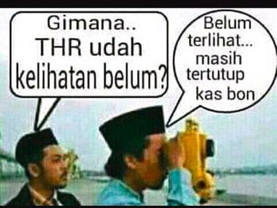Meme Kocak Nunggu THR