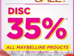 Hanya Hari Ini, Diskon Makeup 35% di Transmart Department Store