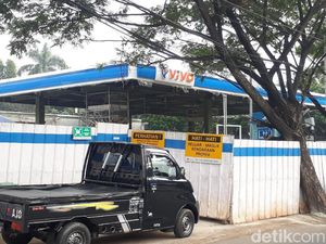 Penampakan SPBU VIVO di Cilandak