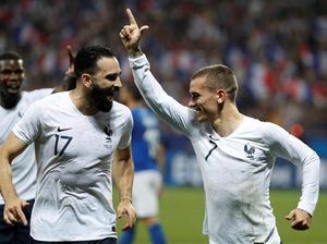 Pemanasan Jelang Piala Dunia 2018, Prancis Tumbangkan Italia