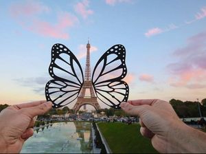 Fotografer Kreatif Ini Gabungkan Kertas dengan Landmark Terkenal