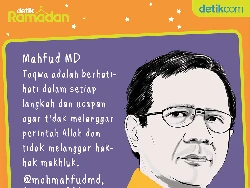 Mahfud MD Bicara Ciri-ciri Orang Bertaqwa