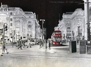 Keren! Seniman Ini Gambarkan Kehidupan Perkotaan dengan Pulpen