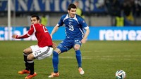 Ini salah satu aksi Salah bersama timnas Mesir dalam laga friendly kontra Bosnia-Herzegovina pada Maret 2014. (Getty Images)
