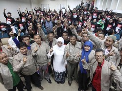 SPSI Jatim Ikrarkan Dukungan untuk Khofifah-Emil