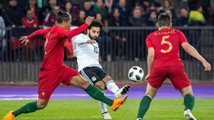 Foto: Melihat Aksi Mo Salah Bersama Timnas Mesir