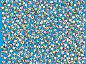 Cek Otak, Masih Bisa Fokus? Temukan Lolipop di Antara Es Krim Cek Otak, Masih Bisa Fokus? Temukan Lolipop di Antara Es Krim