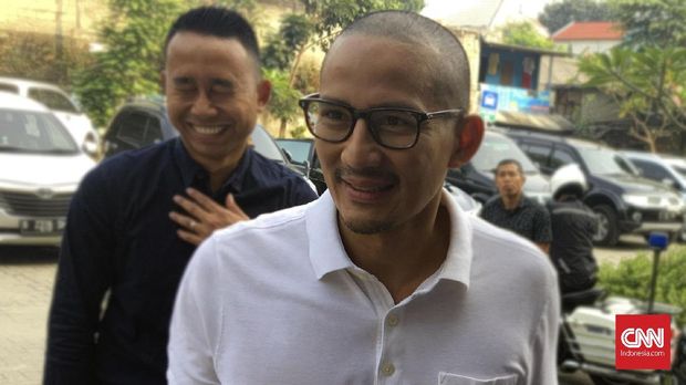 Wakil Gubernur DKI Jakarta Sandiaga, Jakarta Selatan, Sabtu (2/6).