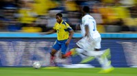 Menjadi andalan utama Manchester United, Antonio Valencia mesti menyaksikan Piala Dunia 2018 dari layar televisi saja. Ekuador jeblok di kualifikasi setelah hanya finis kedelapan di klasemen akhir. Mengingat usianya yang sudah mencapai 32 tahun, Valencia mungkin saja telah memainkan Piala Dunia terakhirnya. (Foto: Matthias Hangst/Getty Images)