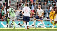 Alex Iwobi mencetak gol di menit ke-47 untuk memperkecil ketertinggalan Nigeria. Foto: David Klein/Reuters