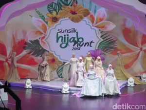 Anggunnya 15 Finalis Sunsilk Hijab Hunt 2018 di Pembukaan Grand Final
