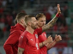 Skor 2-1 untuk keunggulan Austria bertahan hingga laga usai. Foto: Lisi Niesner/Reuters