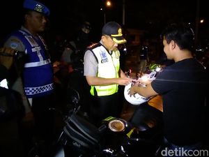 Operasi di Kawasan Suramadu, Puluhan Kendaraan Terjaring