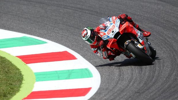 Jorge Lorenzo menang di MotoGP Italia 2018.