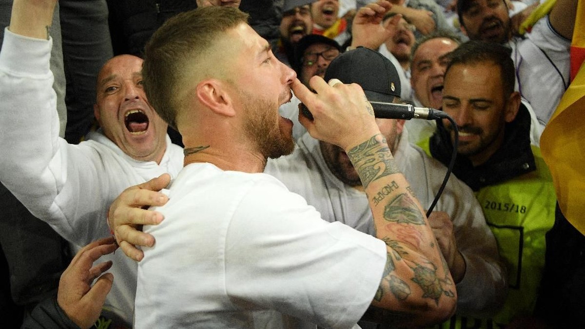 Sergio Ramos merilis lagu Piala Dunia 2018 untuk Spanyol. (Foto: David Ramos/Getty Images)