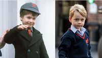 Foto Pangeran William Saat Kecil dan Pangeran George, Mirip Kan?