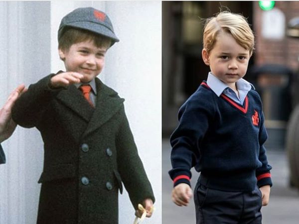 Foto Pangeran William Saat Kecil dan Pangeran George, Mirip Kan?