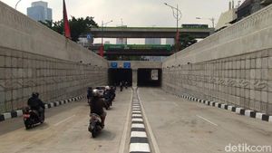 Potret Underpass Mampang yang Kembali Bersih dari Coretan