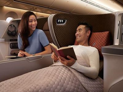 Foto Interior Mewah Kelas Bisnis Armada Baru Singapore Airlines