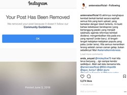 Isu Invisible Hand di Balik Hilangnya Foto IG Amien-Rizieq