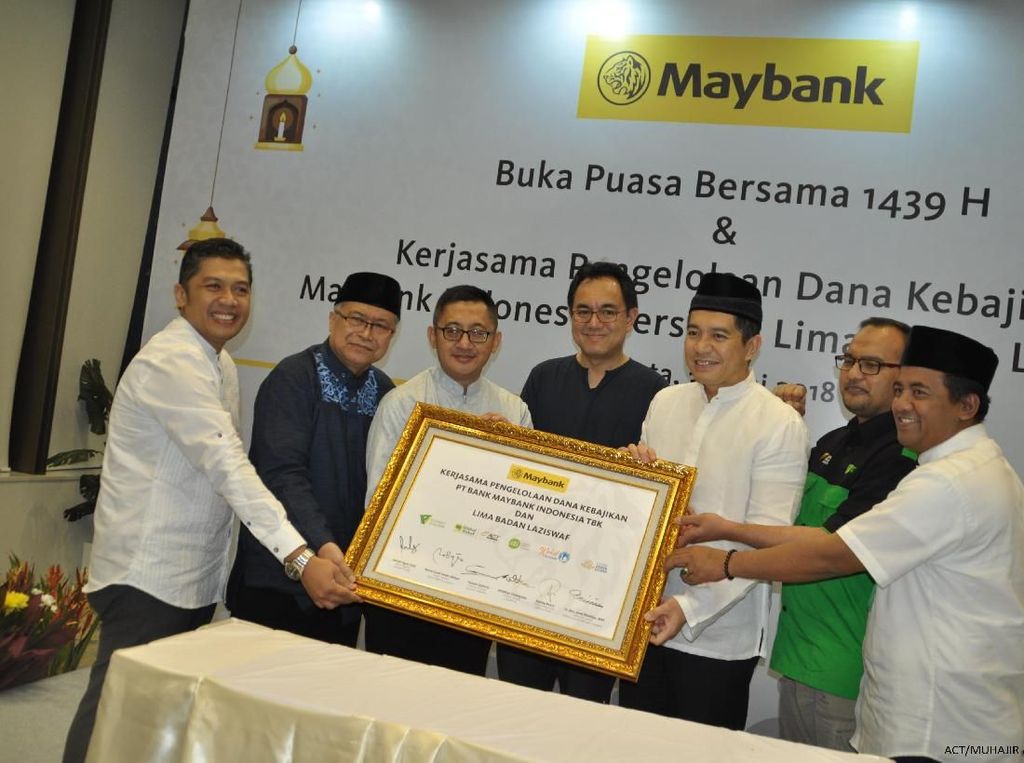 Salurkan Dana Kebajikan, Maybank Indonesia Gandeng 5 Lembaga Ziswaf