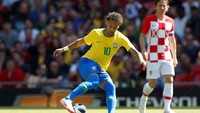 Neymar melakukan empat tembakan ke gawang Kroasia di babak kedua. Dua mencapai sasaran, satu berbuah gol. (Foto: Andrew Boyers/Action Images via Reuters)