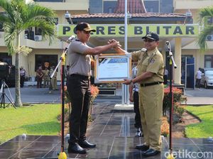 Angka Kriminalitas Turun, Ini Apresiasi Bupati untuk Kapolres Blitar