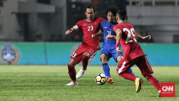 Beberapa pemain Timnas Indonesia sempat berjumpa dengan Thailand dalam laga uji tanding yang berlangsung Juni 2018.