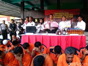 Operasi Pekat, Polisi Amankan 526 Tersangka di Wilayah Perak