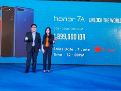 Honor 7A Meluncur di Jakarta, Fitur Melimpah Cuma Rp 1,9 Juta