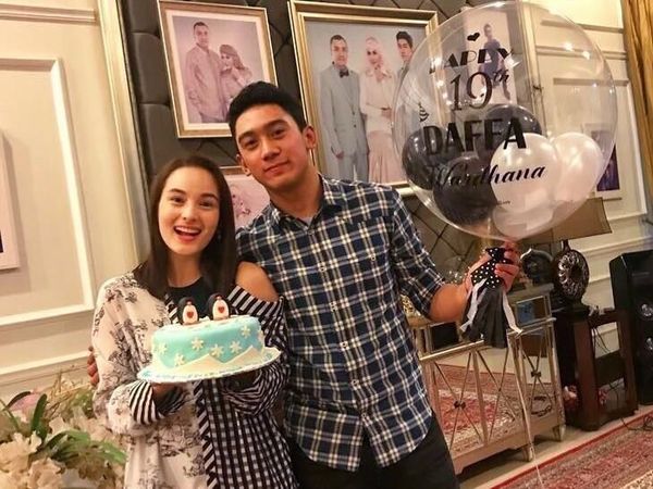 Intip 10 Momen Pacar Chelsea Islan, Daffa Wardhana Saat Makan