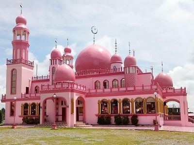Foto: 3 Masjid Pink di Dunia, Semuanya Indah dan Megah