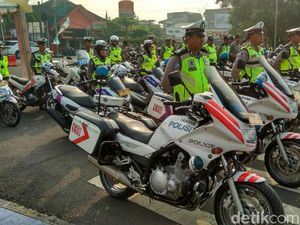 610 Kendaraan Polisi Siap Amankan Mudik di Ciamis