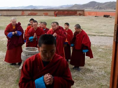 Foto: Biksu Milenial di Mongolia