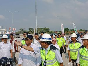 Menhub, Menteri PUPR dan Kakorlantas Tinjau Tol Pejagan-Pemalang