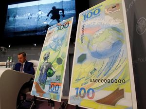 Rusia Cetak Uang Bertema Piala Dunia 2018