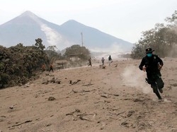 Video Kepanikan Warga saat Gunung Fuego Kembali Meletus