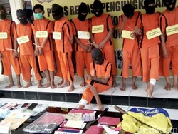 Polisi Tembak Anggota Geng Motor Pembacok 2 Warga Sukabumi