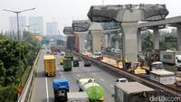 H-10 Lebaran Proyek Tol Layang Jakarta-Cikampek Disetop