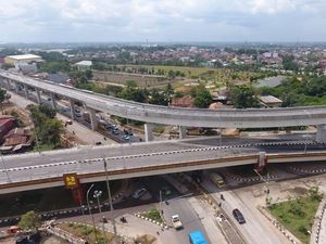 Urai Macet Palembang, Flyover 1,1 Km Siap Dilalui Pemudik