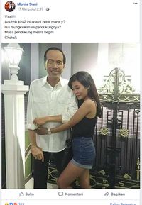 Viral Foto Gadis Peluk 'Jokowi', Ini Kata Istana