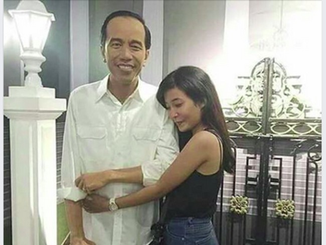 Viral Foto Gadis Peluk Jokowi, Ini Kata Istana