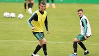Ronaldo masih akan diandalkan Portugal di turnamen Piala Dunia mendatang di mana mereka tergabung di Grup B bareng Spanyol, Iran, dan Maroko. Laga perdana adalah menghadapi Spanyol 15 Juli nanti. (Rafael Marchante/REUTERS)