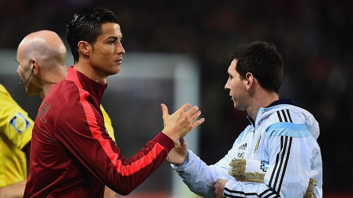 CR7 dan Messi dalam Starting XI Paling Jago Bikin Gol di Timnas. Foto: Laurence Griffiths/Getty Images