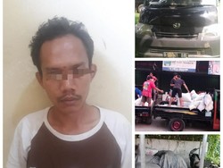 Mobil Mogok, Pencuri 32 Karung Gabah di Tangerang Tertangkap