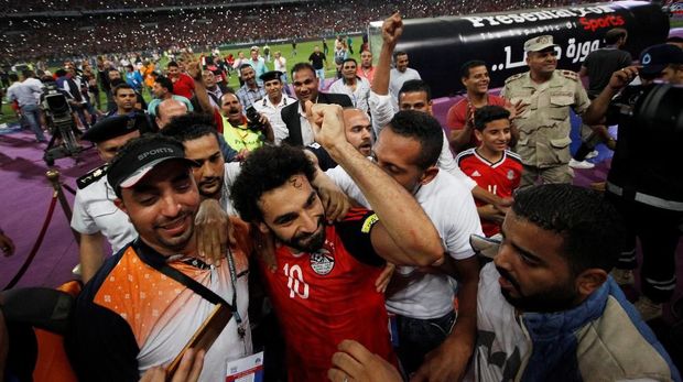 Mohamed Salah punya peran penting membawa Mesir lolos ke Piala Dunia 2018.
